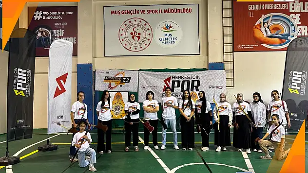 Muş'ta Avrupa Spor Haftası Kapsamında Okçuluk Etkinlikleri Tüm Hızıyla Devam Ediyor