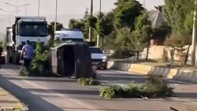 Muş'ta İl Özel İdaresi aracı takla attı: 1 kişi yaralandı