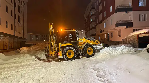 Muş'ta Karla Mücadele Çalışmaları Aralıksız Sürüyor
