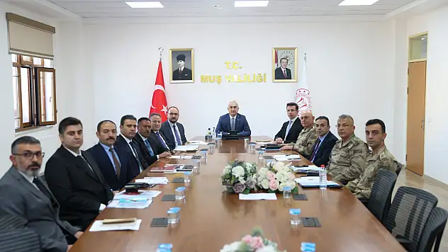 Muş'ta Üniversite Güvenlik Tedbirleri Toplantısı Gerçekleştirildi
