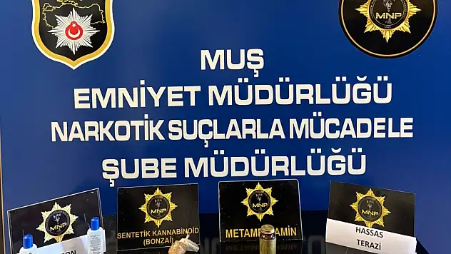 Muş'ta uyuşturucu operasyonu: 5 şüpheli yakalandı