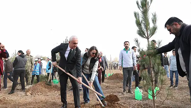 Muş'ta Yeşil Vatan Seferberliği Kapsamında Fidan Dikim Etkinliği Düzenlendi