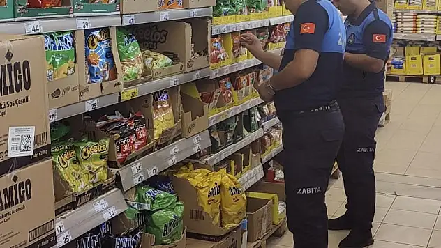 Muş'ta Zabıta Ekipleri Zincir Marketlere Denetim Uyguladı