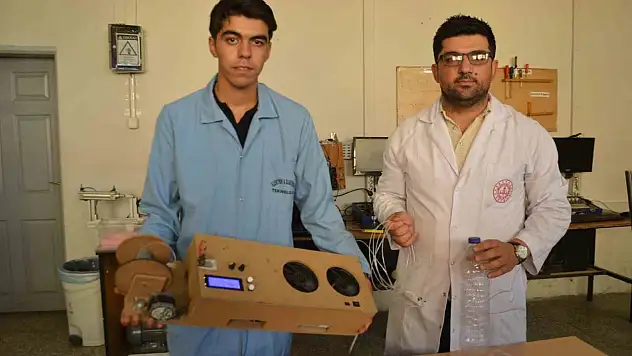 Muşlu öğrenci pet şişeden piknik sepeti ile Türkiye üçüncüsü oldu