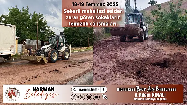 Narman Belediyesi Kırsal Yol Çalışmalarına Hız Kesmeden Devam Ediyor