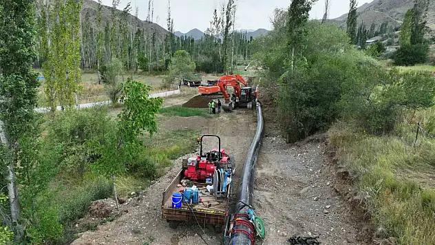 Oltu Sivridere Barajı Sulama Projesi, 6.860 dekar araziyi sulamaya hazır hale getiriyor