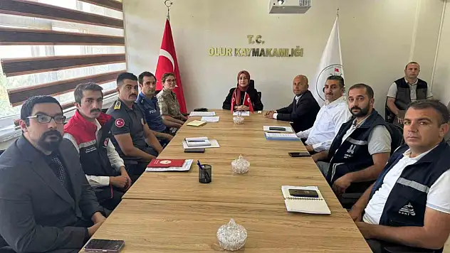 Olur'da orman yangınlarına karşı sıkı tedbirler