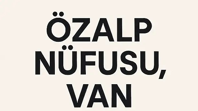 Özalp İlçesi Nüfusu Van ve Mahalle Bazlı Demografik Yapı