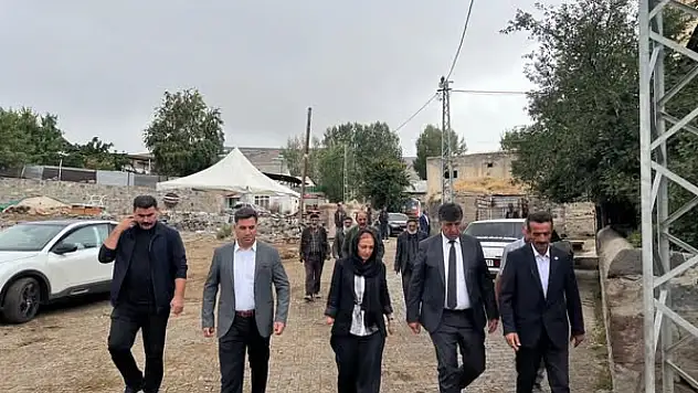 Pasinler Porsuk Köyü'nde Afet Bölgesinde İncelemeler Yapıldı
