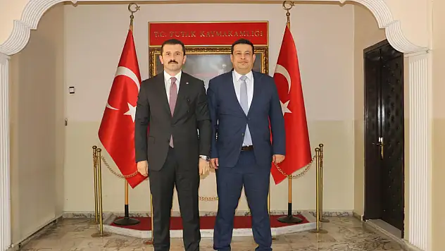 Patnos Cumhuriyet Başsavcısı Çıplak'tan Kaymakam Coşkun'a veda ziyareti
