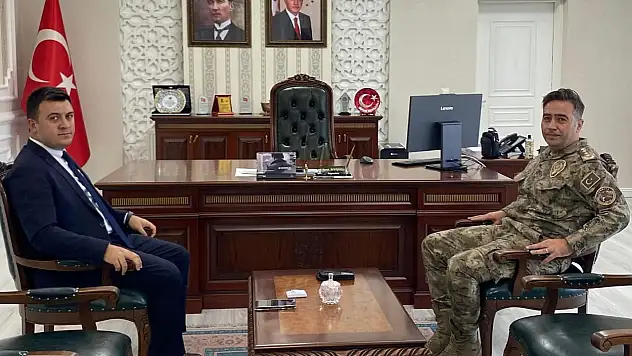 Patnos Kaymakamı Dertlioğlu Emniyet Müdürü Önder'i ağırladı