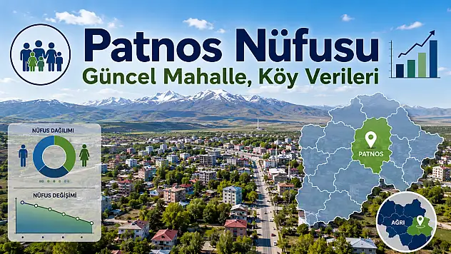 Patnos Nüfusu Güncel Mahalle, Köy Verileri
