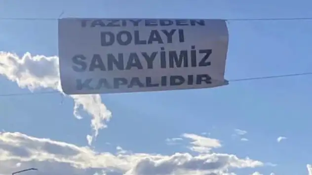 Patnos Sanayi Sitesi taziye nedeni ile bir günlüğüne kapandı