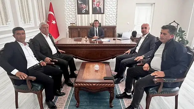 Patnos'ta Kaymakam Dertlioğlu'na ziyaretler sürüyor