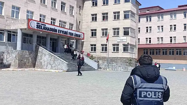 Patnos'ta okullarda güvenlik seferberliği