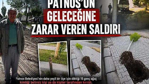 Patnos'un geleceğine zarar veren saldırı