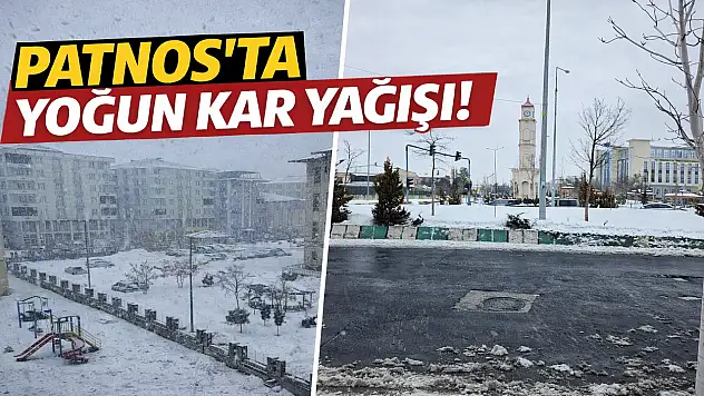 Patnos yeniden beyaza büründü