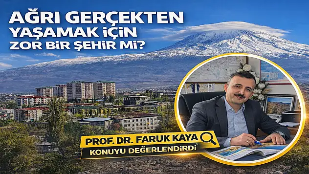 Prof. Dr. Kaya'dan Ağrı değerlendirmesi: Potansiyel var, performans neden düşük?