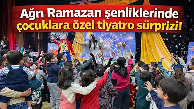 Ramazan etkinliğinde çocuklar doyasıya eğlendi