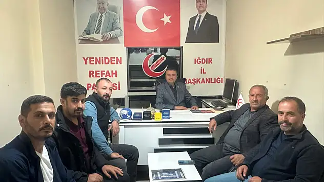 Refah Partisi Iğdır İl Başkanlığı'ndan 3. Olağan Kongre Öncesi Çalışmalar 16 Kasım'da Tarih Yazılacak
