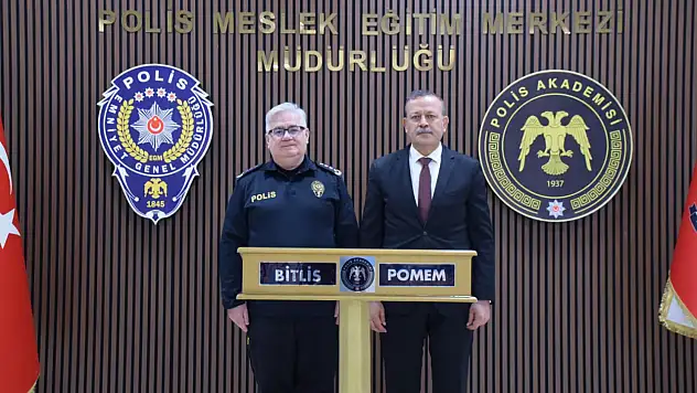 Rektör Elmastaş'tan POMEM Müdürü Açıköz'e Hayırlı Olsun Ziyareti