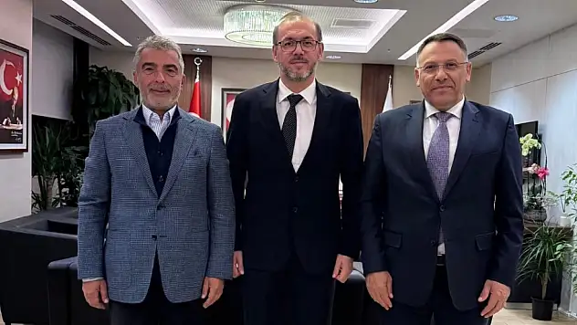 Rektör Gürel ve Milletvekili Alagöz'den Sağlık Bakan Yardımcısı Okumuş'a Ziyaret