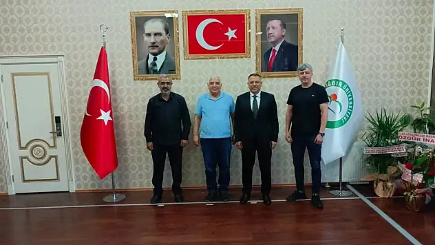 Rektör Prof. Dr. Ekrem Gürel'e Hayırlı Olsun Ziyareti