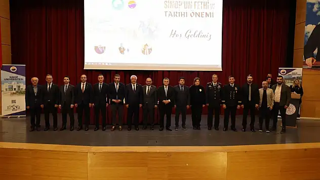 Rektör Prof. Dr. Mustafa Alican, Sinop'un Fethi Paneline Katıldı