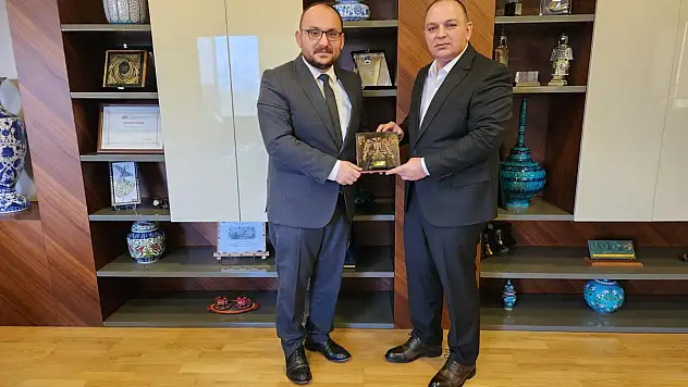 Rektör Prof. Dr. Mustafa Alican'dan TEİAŞ Genel Müdürü Orhan Kaldırım'a Ziyaret