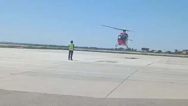 Solunum Sıkıntısı Çeken Yenidoğan Bebek, Ambulans Helikopterle Van'a Sevk Edildi
