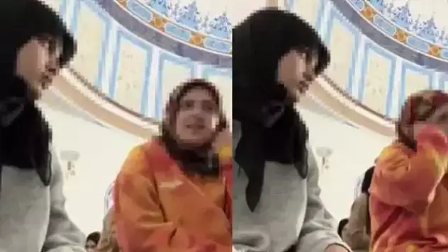 Sosyal medyada çok konuşulan videodaki kızlar camiden neden kovuldu, ne yaptılar? Camiden kovulan kızlar kimler?
