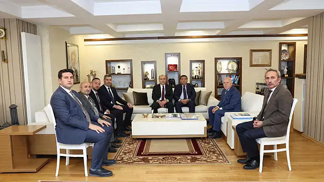 Tarım Kredi Kooperatifleri Heyeti Erzurum Büyükşehir Belediyesini Ziyaret Etti