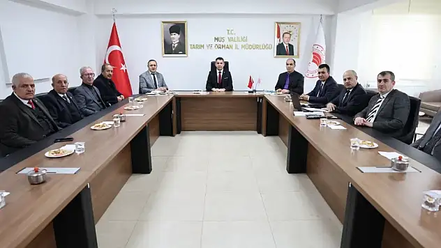 Tarım ve Hayvancılık Masaya Yatırıldı: Muş'ta Sektörün Yol Haritası Değerlendirildi