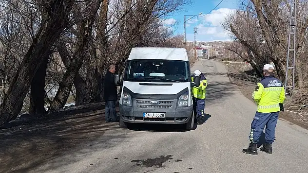 Taşlıçay'da öğrenci servislerine sıkı denetim