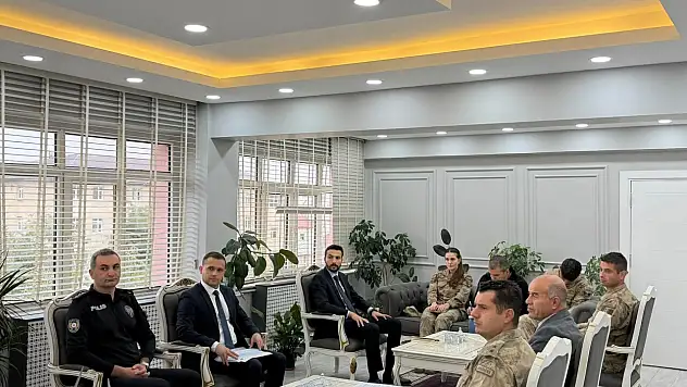 Taşlıçay'da okul güvenliği için kapsamlı toplantı