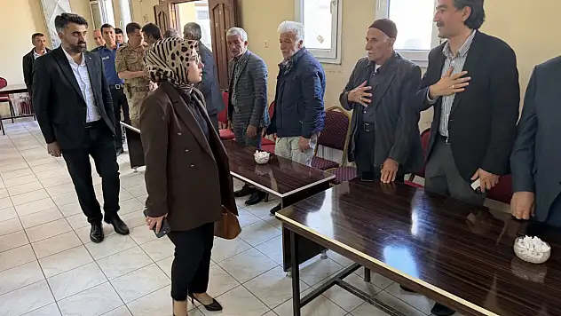 Taşlıçay Kaymakamı Kübra Baka Kılıç'tan taziye ziyareti