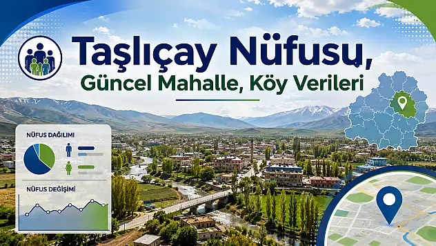 Taşlıçay Nüfusu, Güncel Mahalle, Köy Verileri