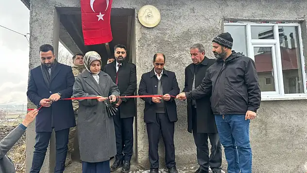Taşlıçay Yukarı Düzmeydan Köyü'nde cami lojmanı hizmete açıldı
