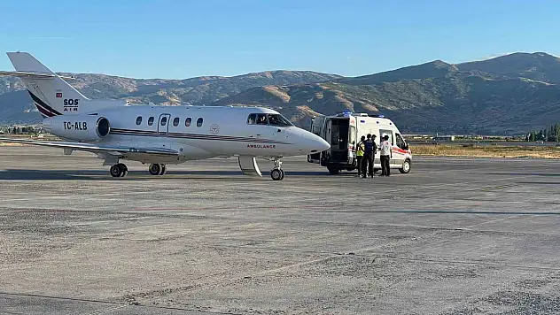 Tatvan'dan Ankara'ya uçak ambulansla hasta sevki gerçekleştirildi