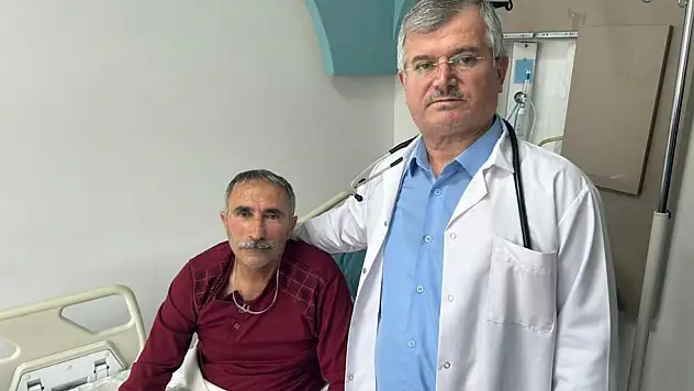Taziye için geldiği kentte kalbi durdu