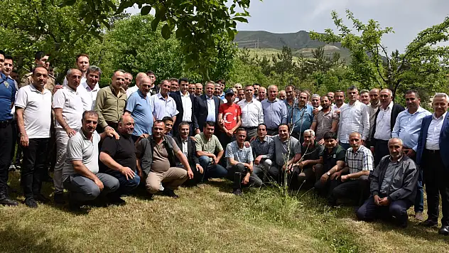 Tortum'da Kaymakam Fatih Bayram'a veda yemeğinde birlikte çalışma vurgusu yapıldı