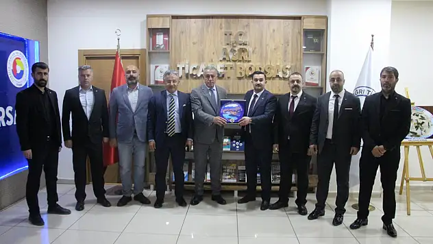 Tunceli TSO'dan Ağrı Ticaret Borsası'na ziyaret