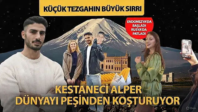 Turistler Onunla Fotoğraf Çekmek İçin Sıraya Giriyor: Ağrılı Kestaneci Alper Temel Dünya Gündeminde!