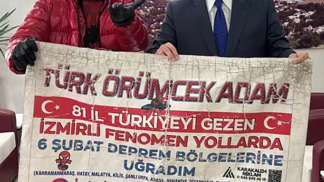 Türk Örümcek Adam Ayaz Salih Koç'tan Adilcevaz Belediyesi'ne Ziyaret