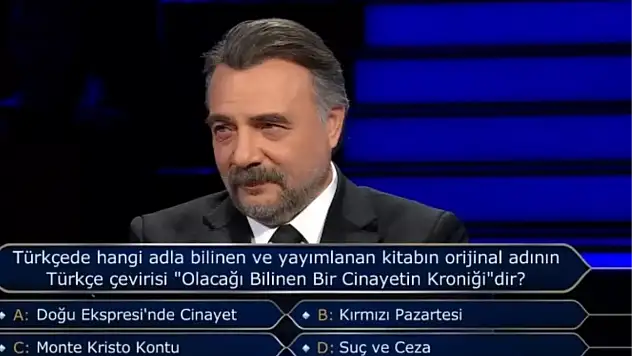 Türkçede hangi adla bilinen ve yayımlanan kitabın orijinal adının Türkçe çevirisi 'Olacağı Bilinen Bir Cinayetin Kroniği'dir?