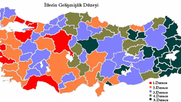 Türkiye'nin gelişmiş iller sıralaması belli oldu: Ağrı'da durum vahim!