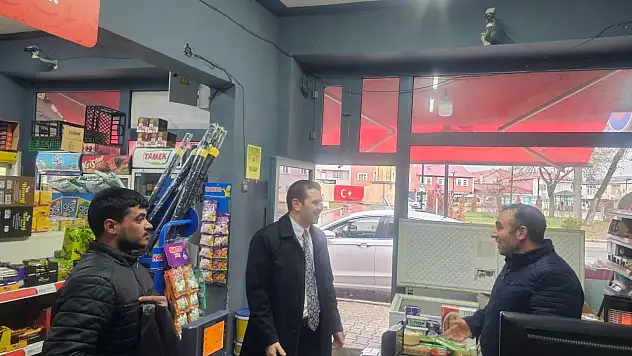 Tutak Kaymakamı Coşkun esnafın nabzını tuttu