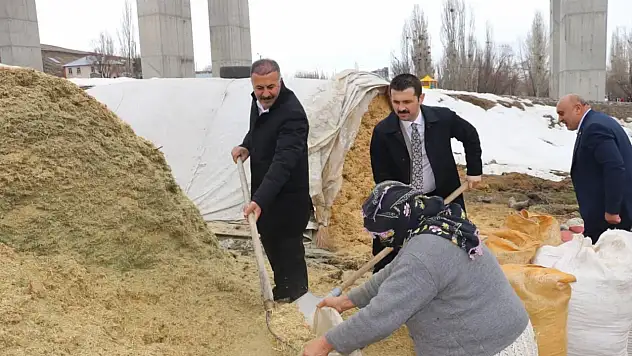 Tutak'ta Bayrak Tepe ve dere ıslahı çalışmaları yerinde incelendi