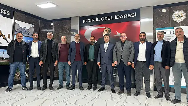 Tuzluca Heyetinden İl Özel İdaresine Teşekkür Ziyareti