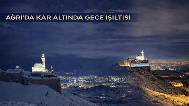 UNESCO listesindeki tarihi saray, gece böyle görüntülendi